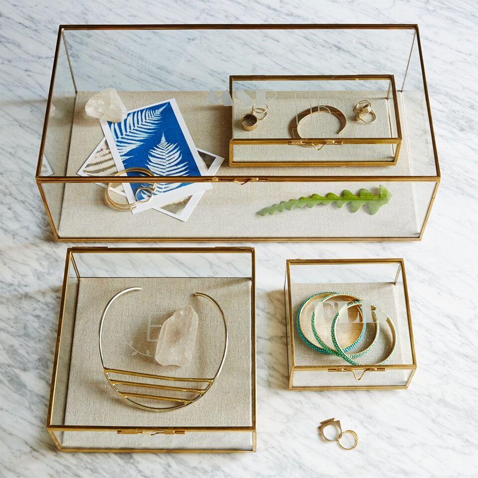 Glass Shadow Boxes west elm United Kingdom
